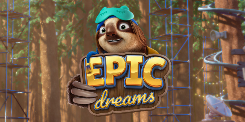 Игровой автомат Epic Dreams: Ленивец Чип и лесные приключения